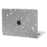 White Stars MacBook Case