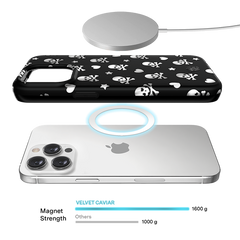 Chrome Skulls iPhone Case
