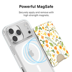Whimsical Floral MagSafe Wallet