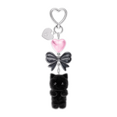 Black Cat Bag Charm