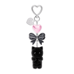 Black Cat Bag Charm