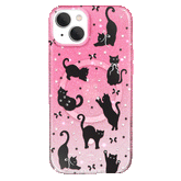 Lucky Kittens Glitter iPhone Case