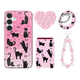 Lucky Kittens Glitter Samsung Bundle Set