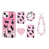 Lucky Kittens Glitter iPhone Bundle Set