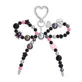 Gothic Bow Bag Charm