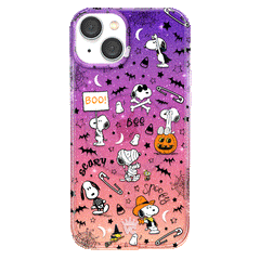 Snoopy Spooky Glitter iPhone Case