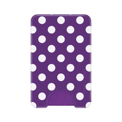 Violet Glow Polka Dot MagSafe Wallet