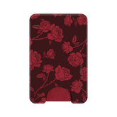 Dark Cherry Floral MagSafe Wallet