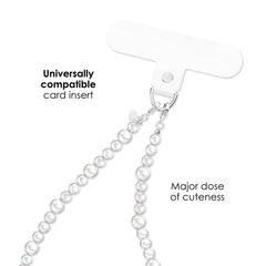 White Pearl Phone Charm