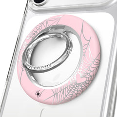 Widow's Web Chrome MagSafe Grip Ring