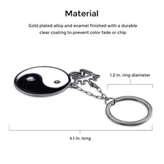 Yin Yang Keychain