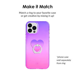 Violet Ombre Phone Ring