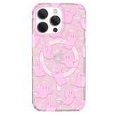Ghosted Pink Glitter iPhone Case