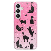 Lucky Kittens Glitter Samsung Case