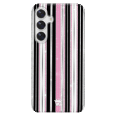Pretty Punk Stripes Glitter Samsung Case