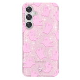 Ghosted Pink Glitter Samsung Case