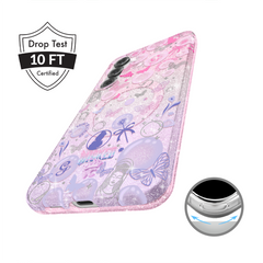 Wicked Glinda's Bubble Glitter Samsung Case
