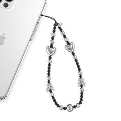 Chrome Skulls Phone Charm