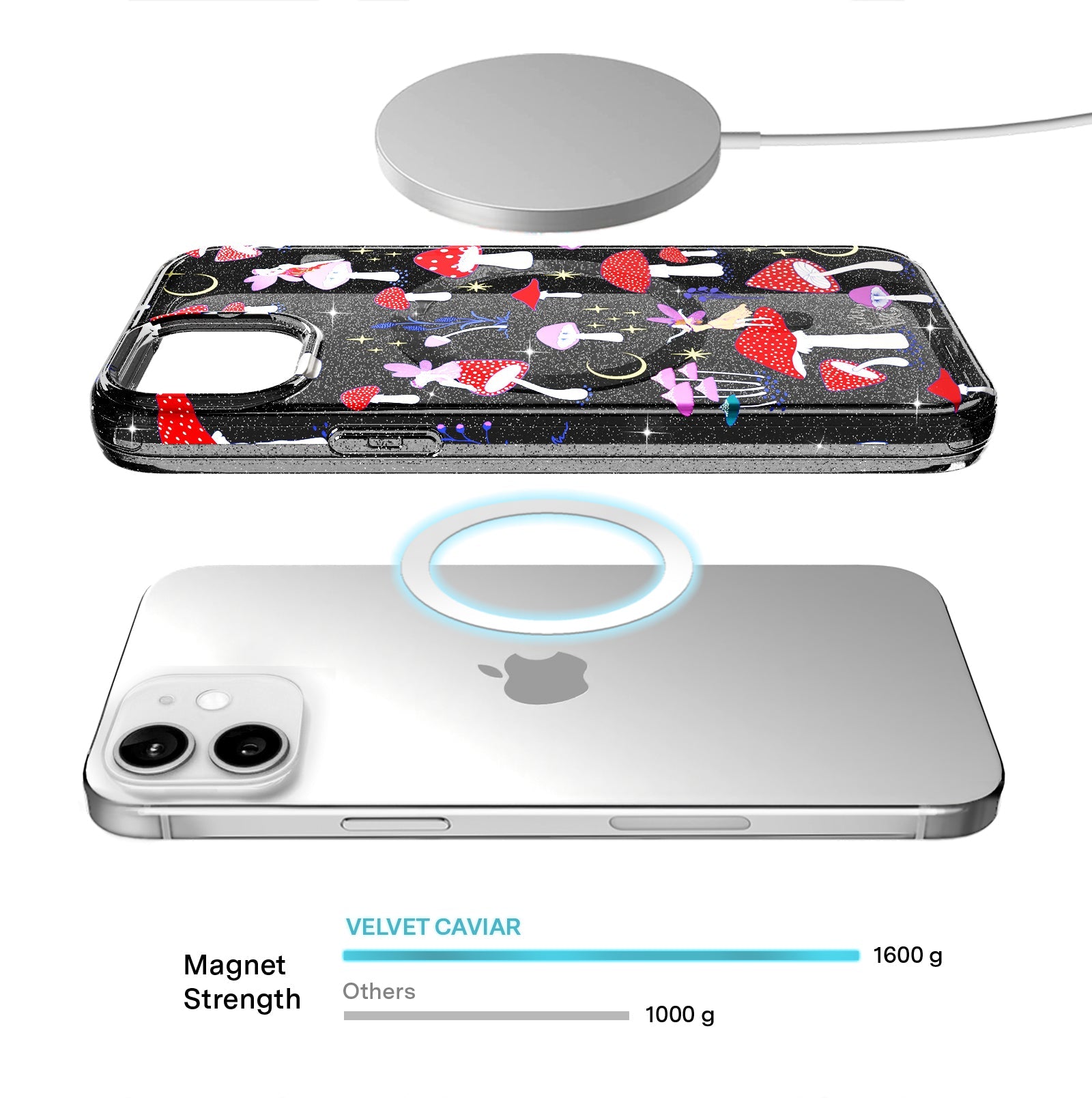 Mystic Mushrooms iPhone Case