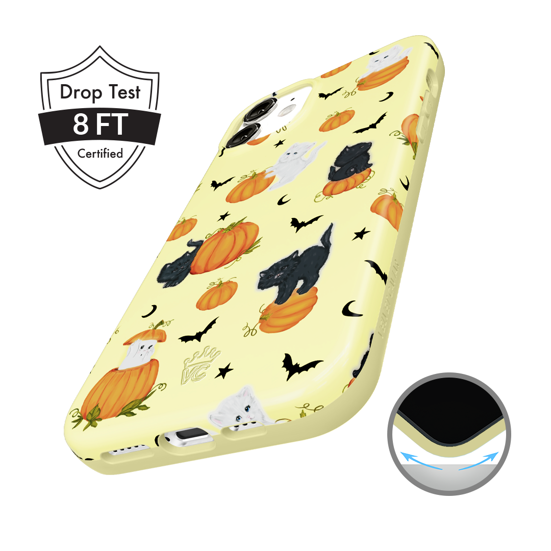 Purrfect Pumpkins iPhone Case