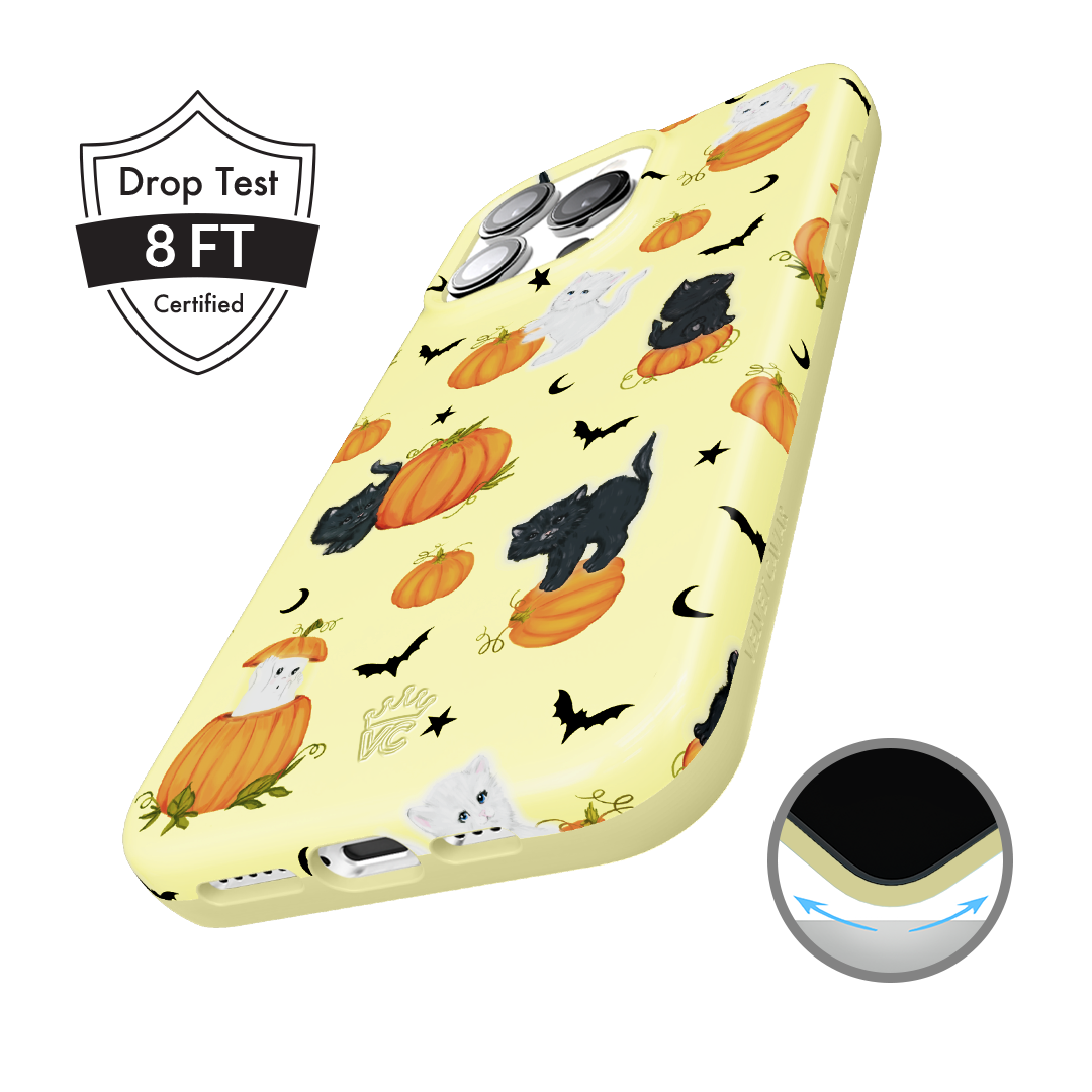 Purrfect Pumpkins iPhone Case
