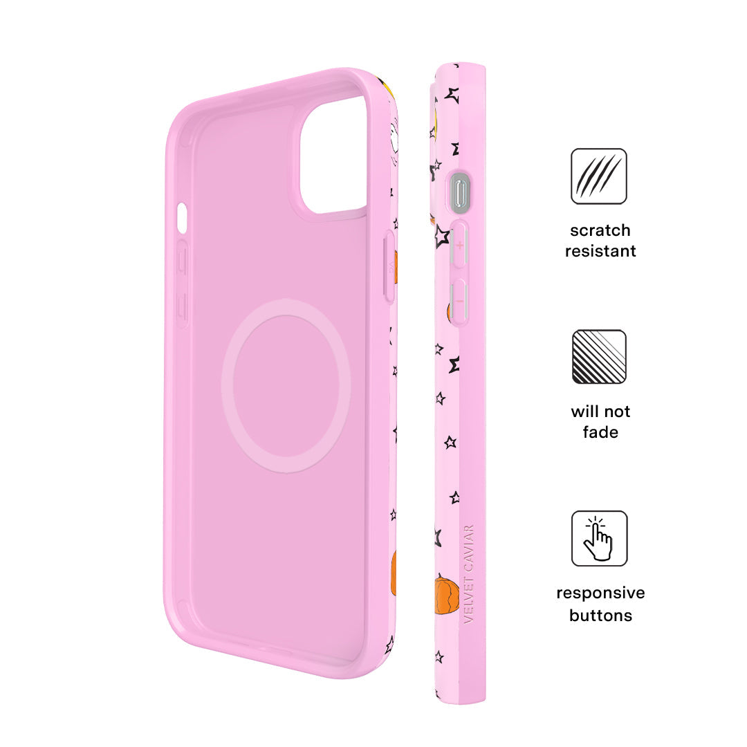 Snoopy Pink Pumpkins iPhone Case
