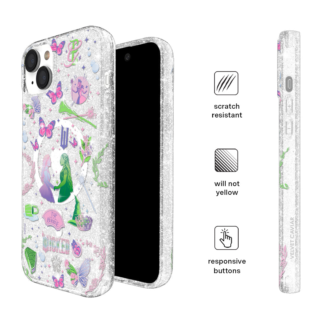 Wicked For Good Glitter iPhone Case