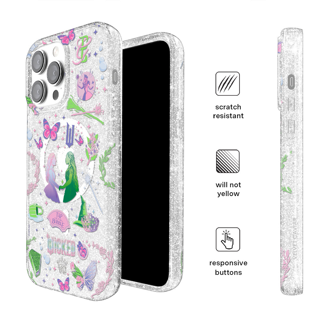 Wicked For Good Glitter iPhone Case