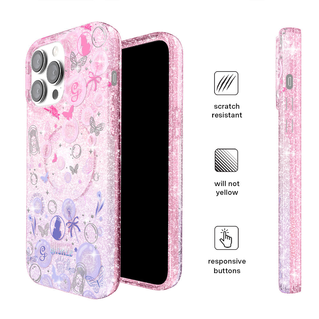 Wicked Glinda's Bubble Glitter iPhone Case