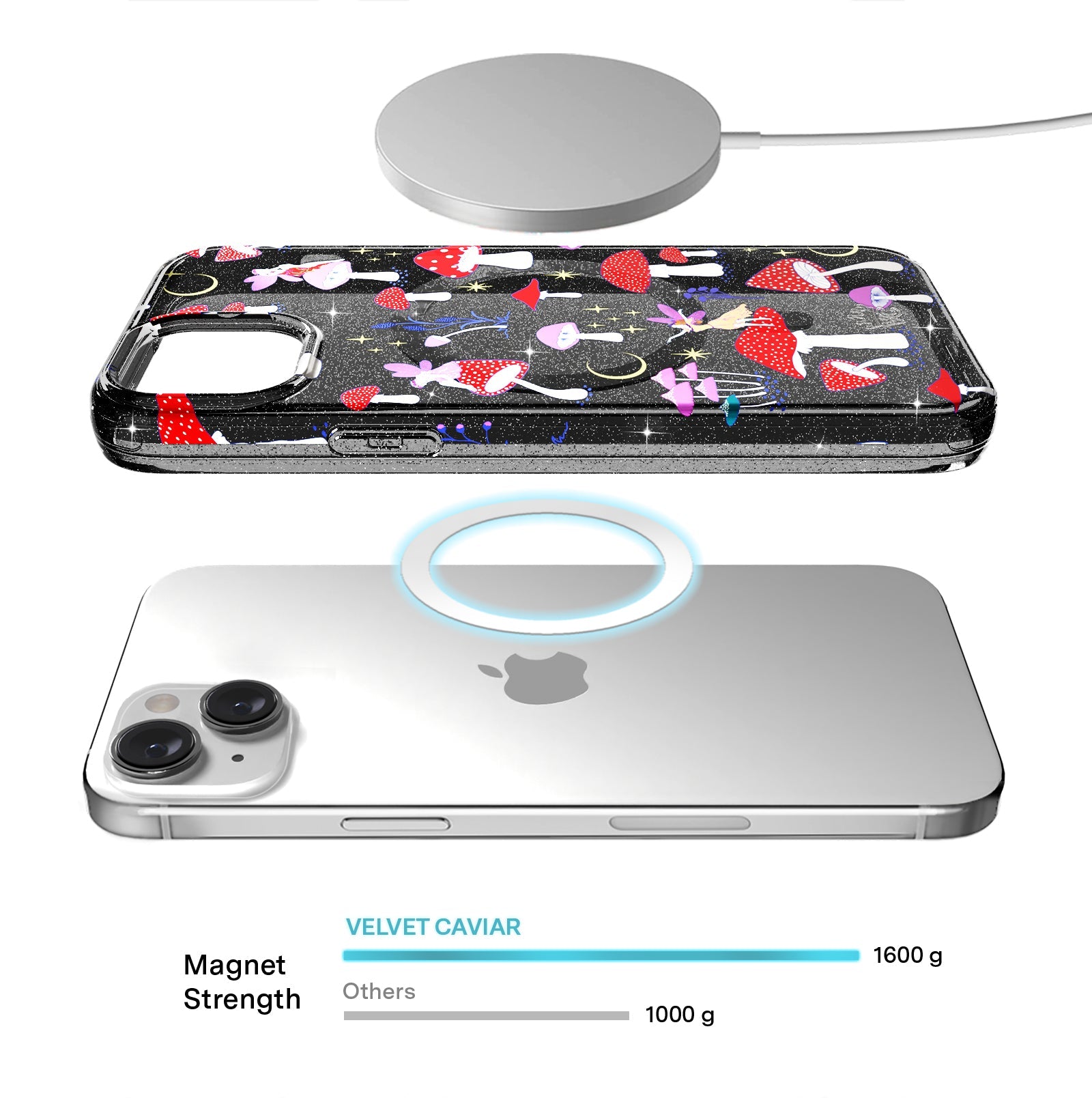 Mystic Mushrooms iPhone Case