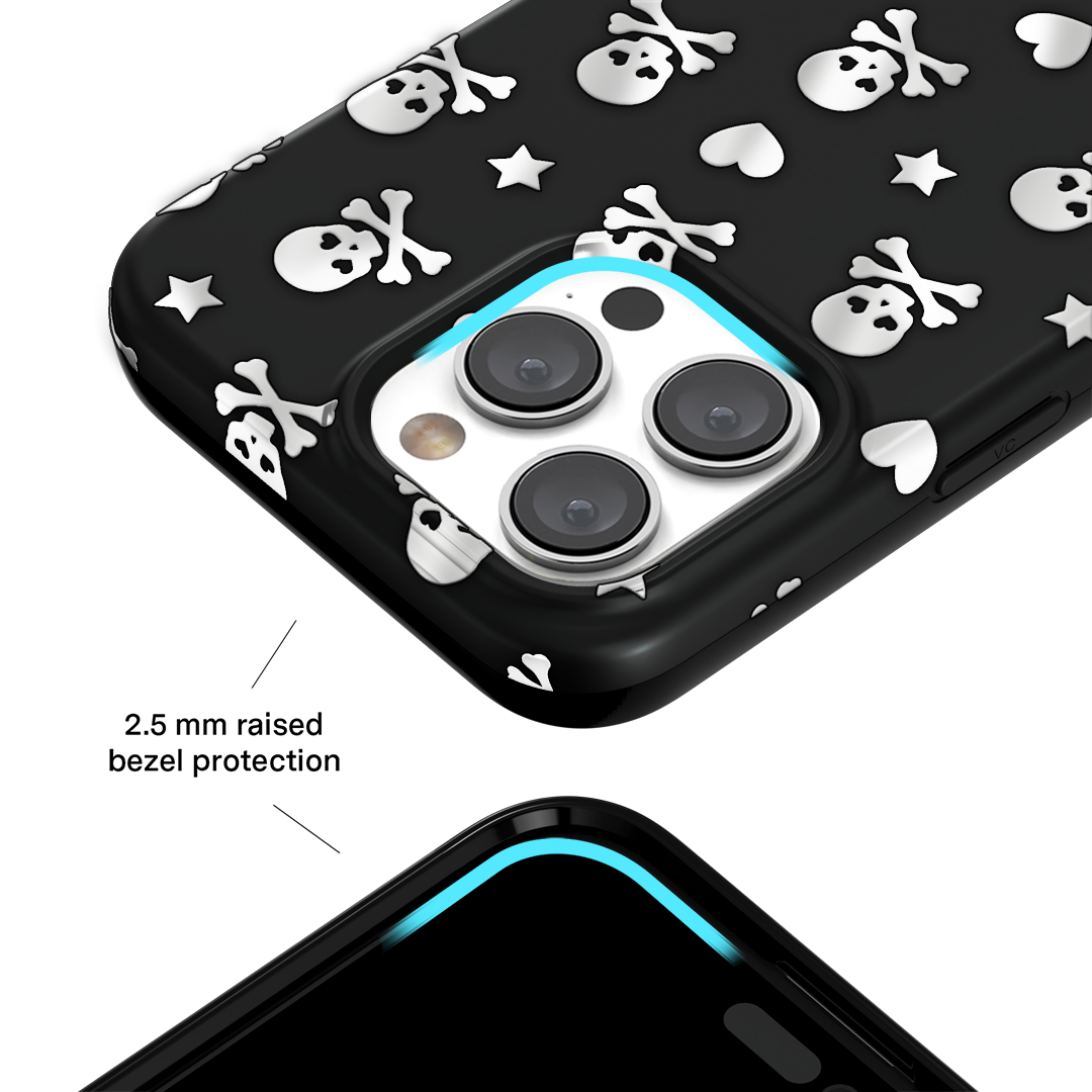 Chrome Skulls iPhone Case