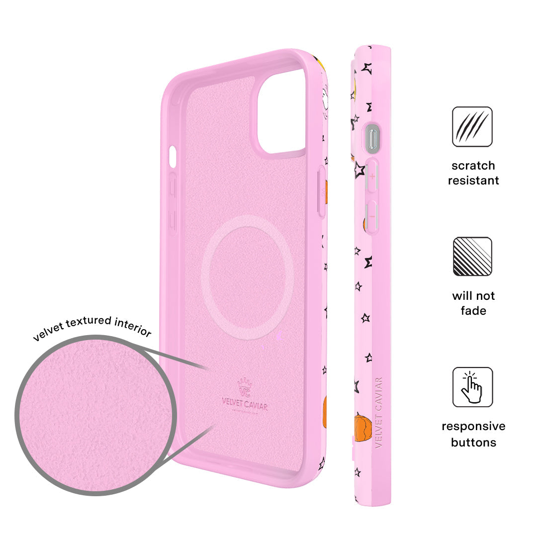 Snoopy Pink Pumpkins iPhone Case