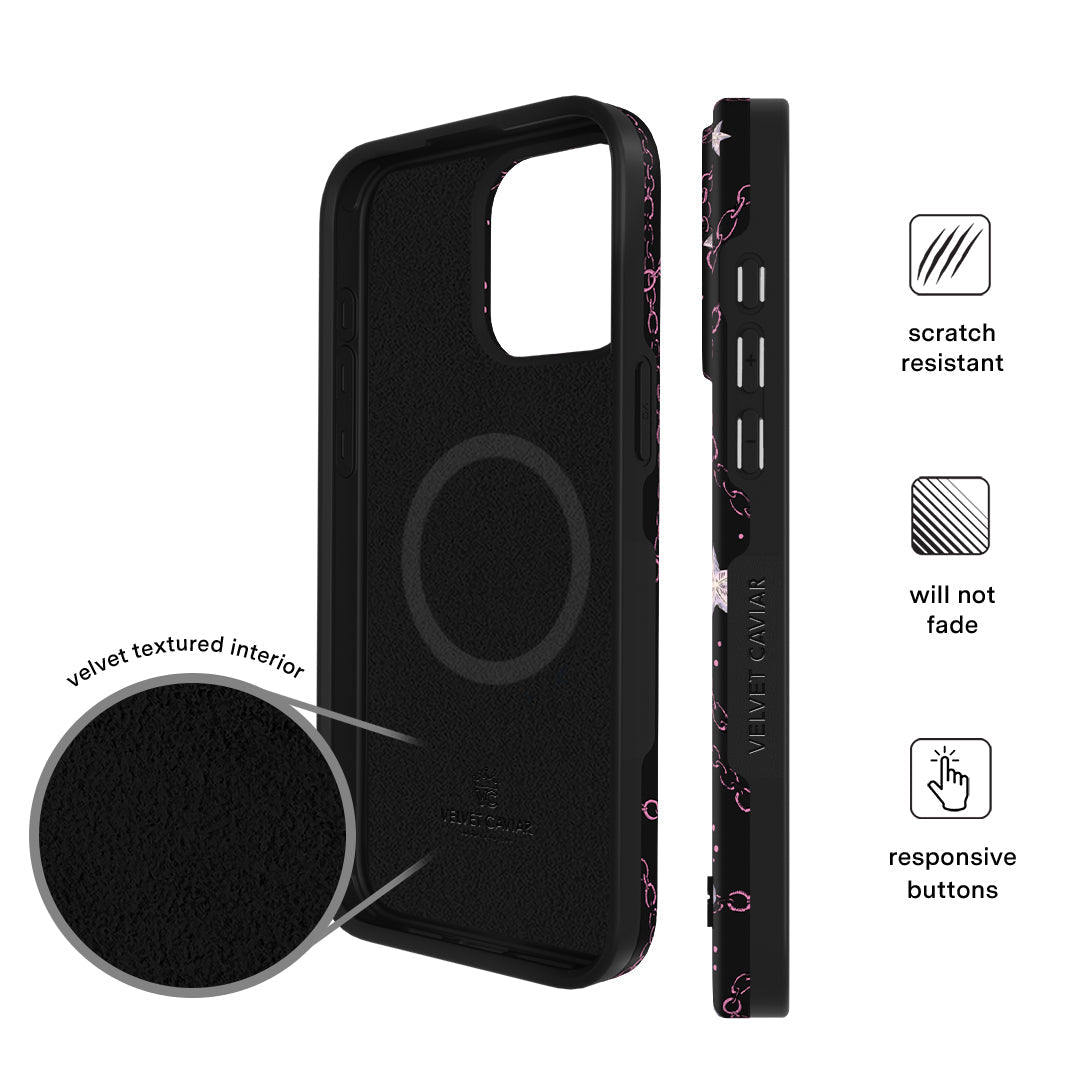Pretty Punk Skulls iPhone Case