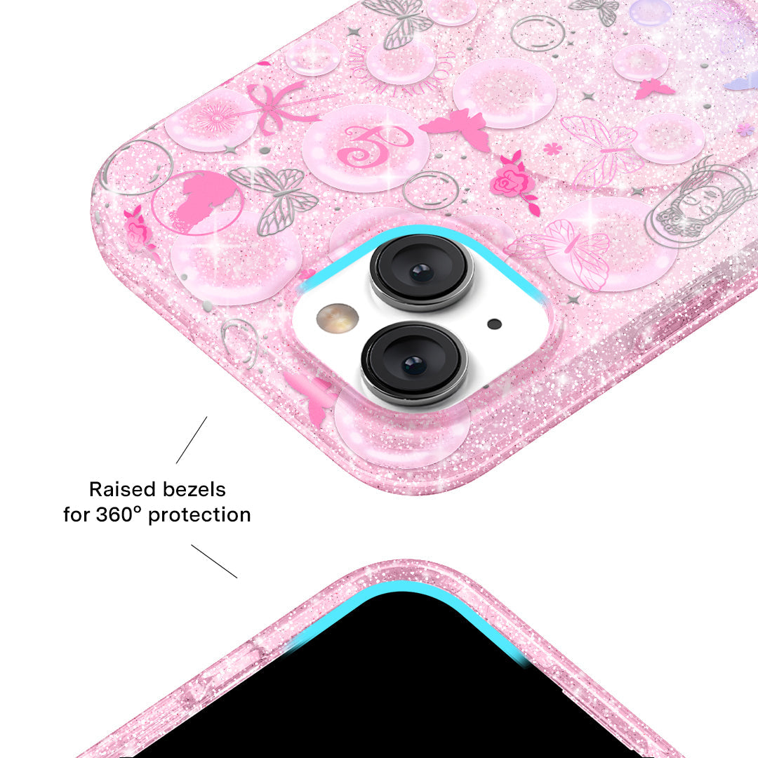 Wicked Glinda's Bubble Glitter iPhone Case
