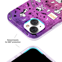 Snoopy Spooky Glitter iPhone Case