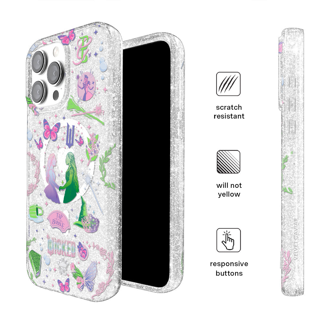 Wicked For Good Glitter iPhone Case
