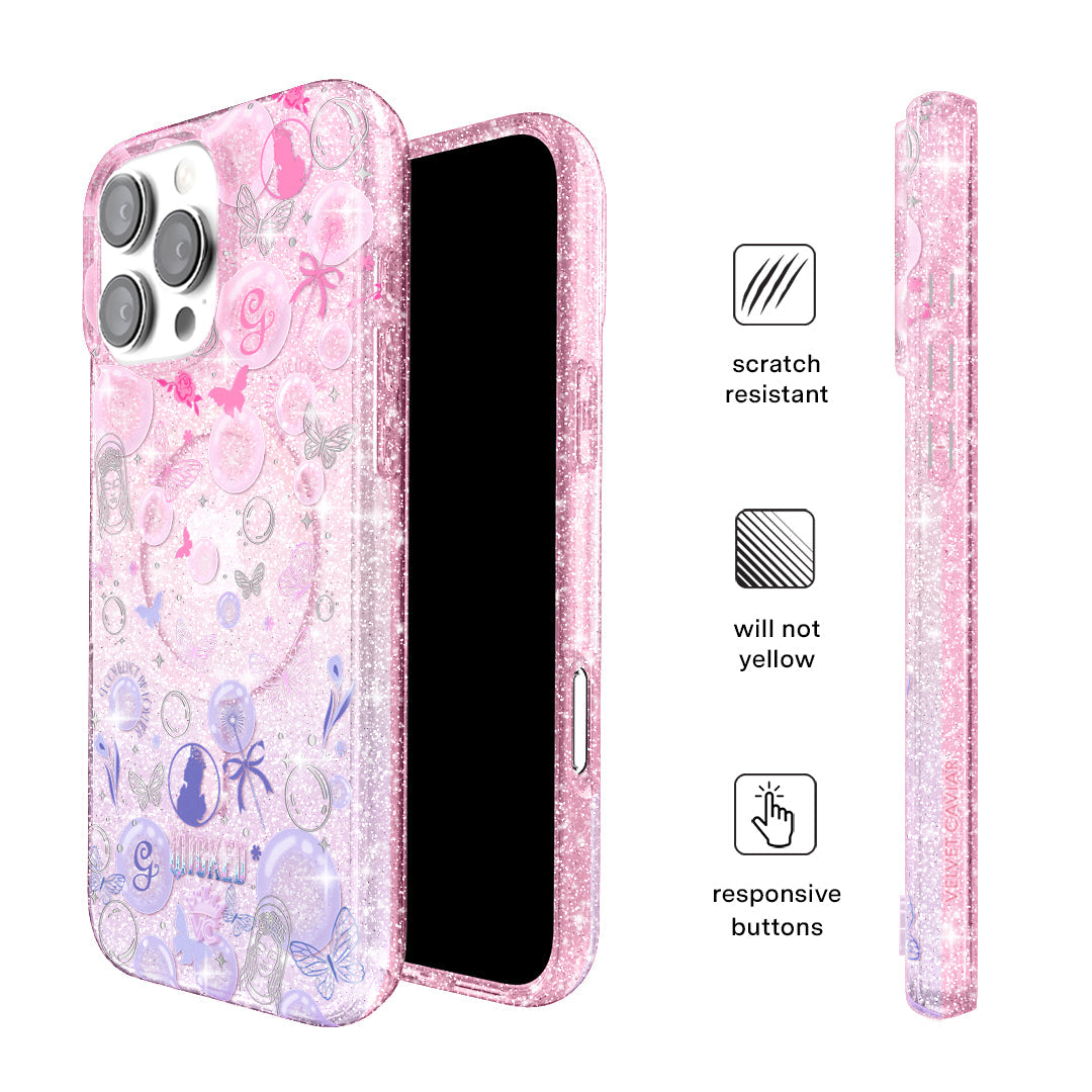 Wicked Glinda's Bubble Glitter iPhone Case