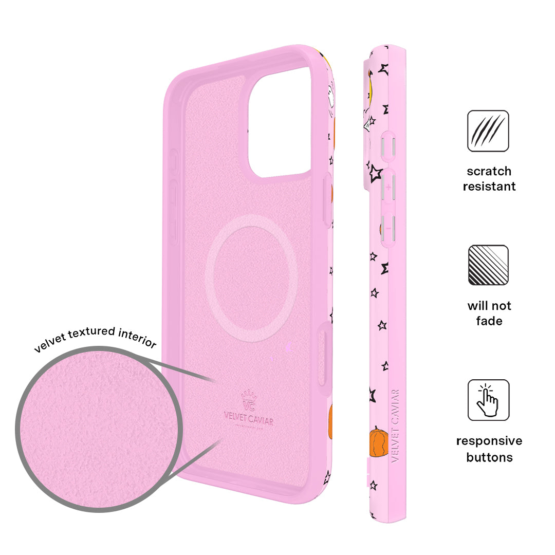 Snoopy Pink Pumpkins iPhone Case