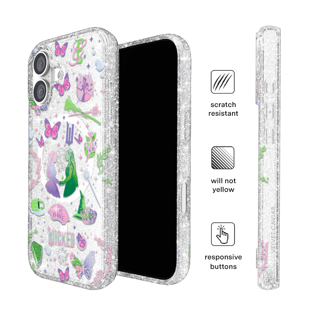 Wicked For Good Glitter iPhone Case