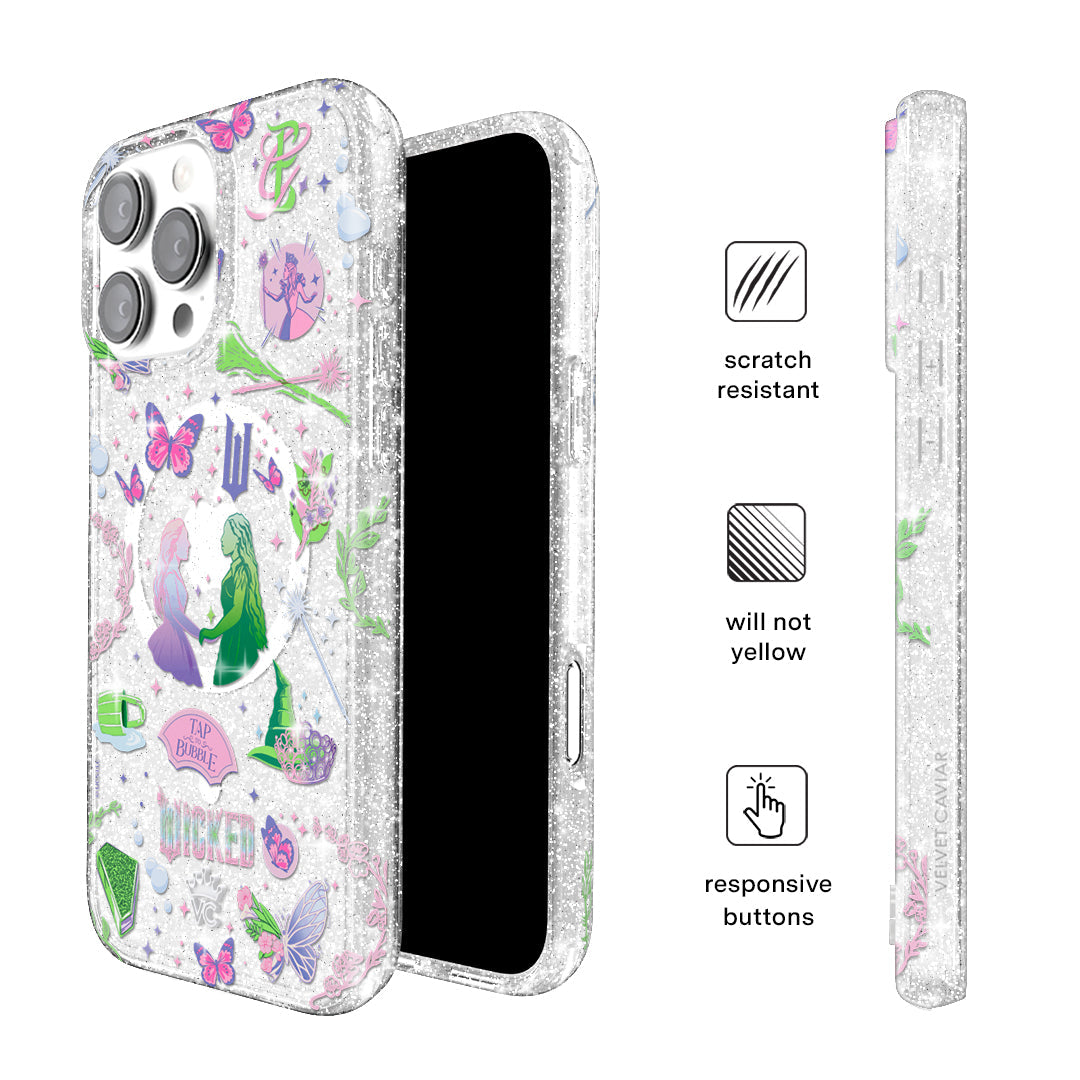 Wicked For Good Glitter iPhone Case