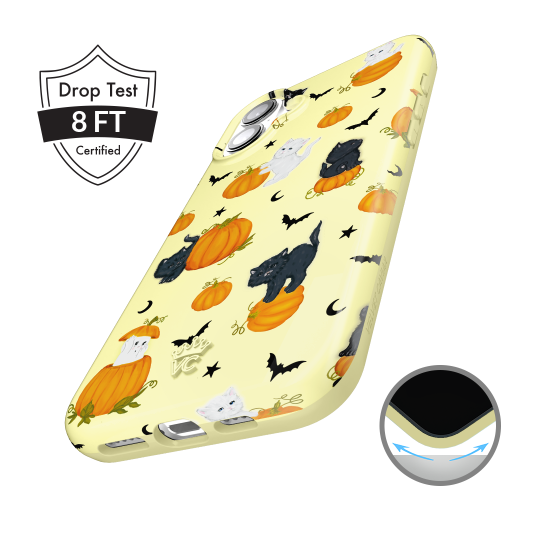 Purrfect Pumpkins iPhone Case