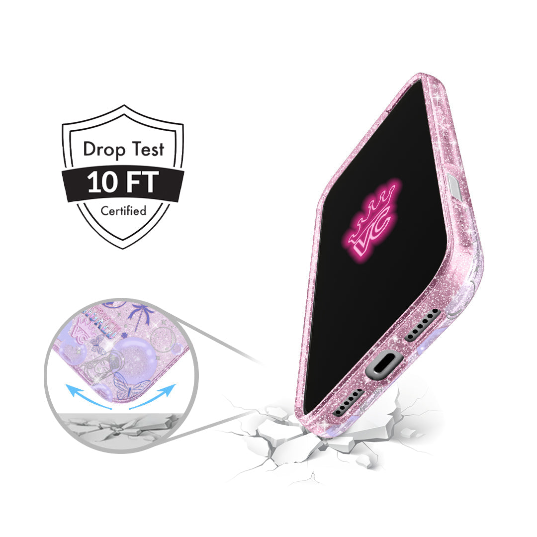 Wicked Glinda's Bubble Glitter iPhone Case