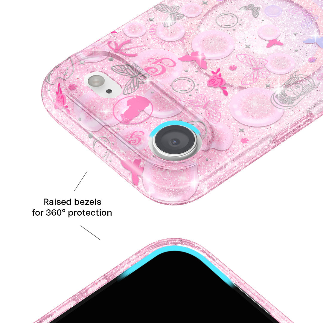 Wicked Glinda's Bubble Glitter iPhone Case