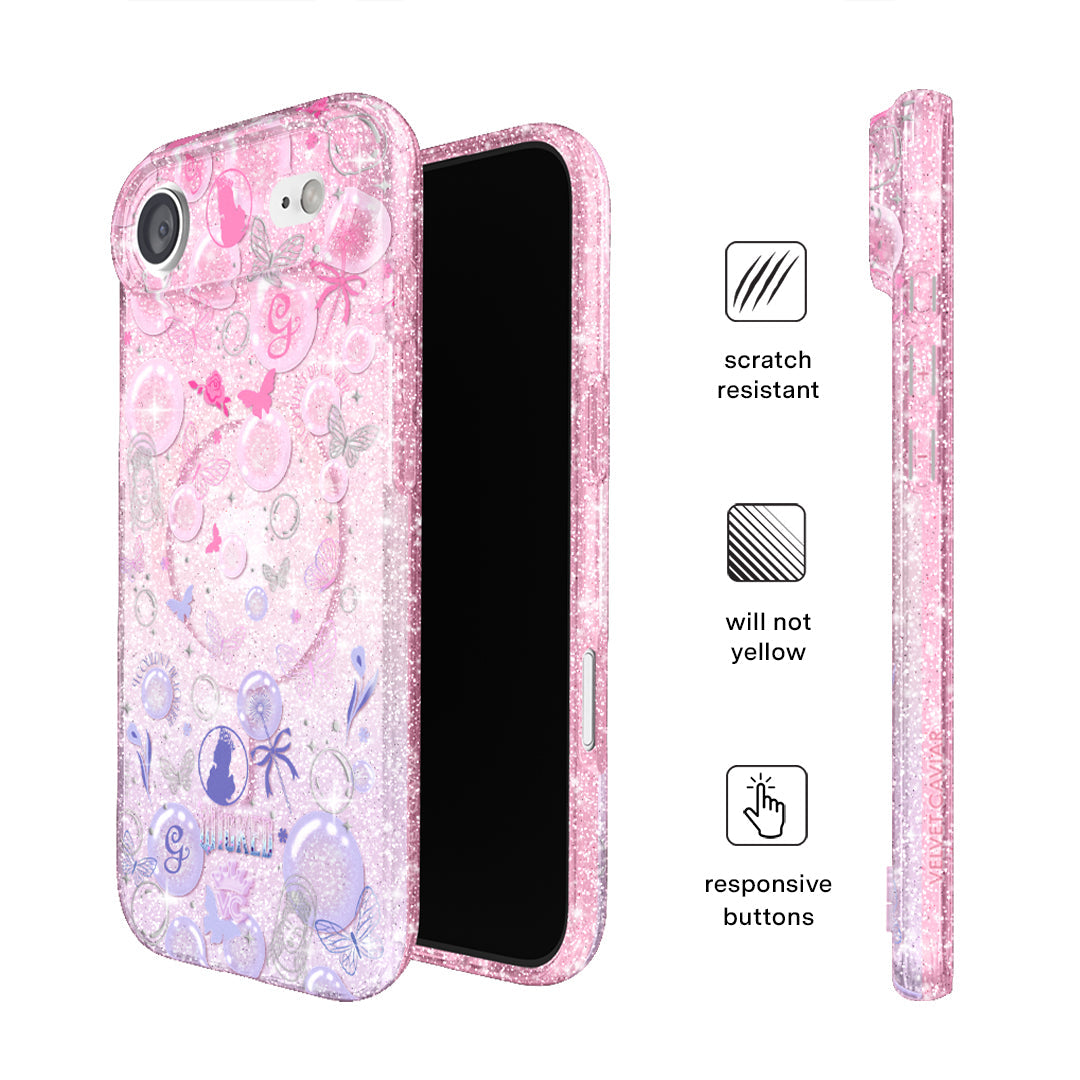 Wicked Glinda's Bubble Glitter iPhone Case
