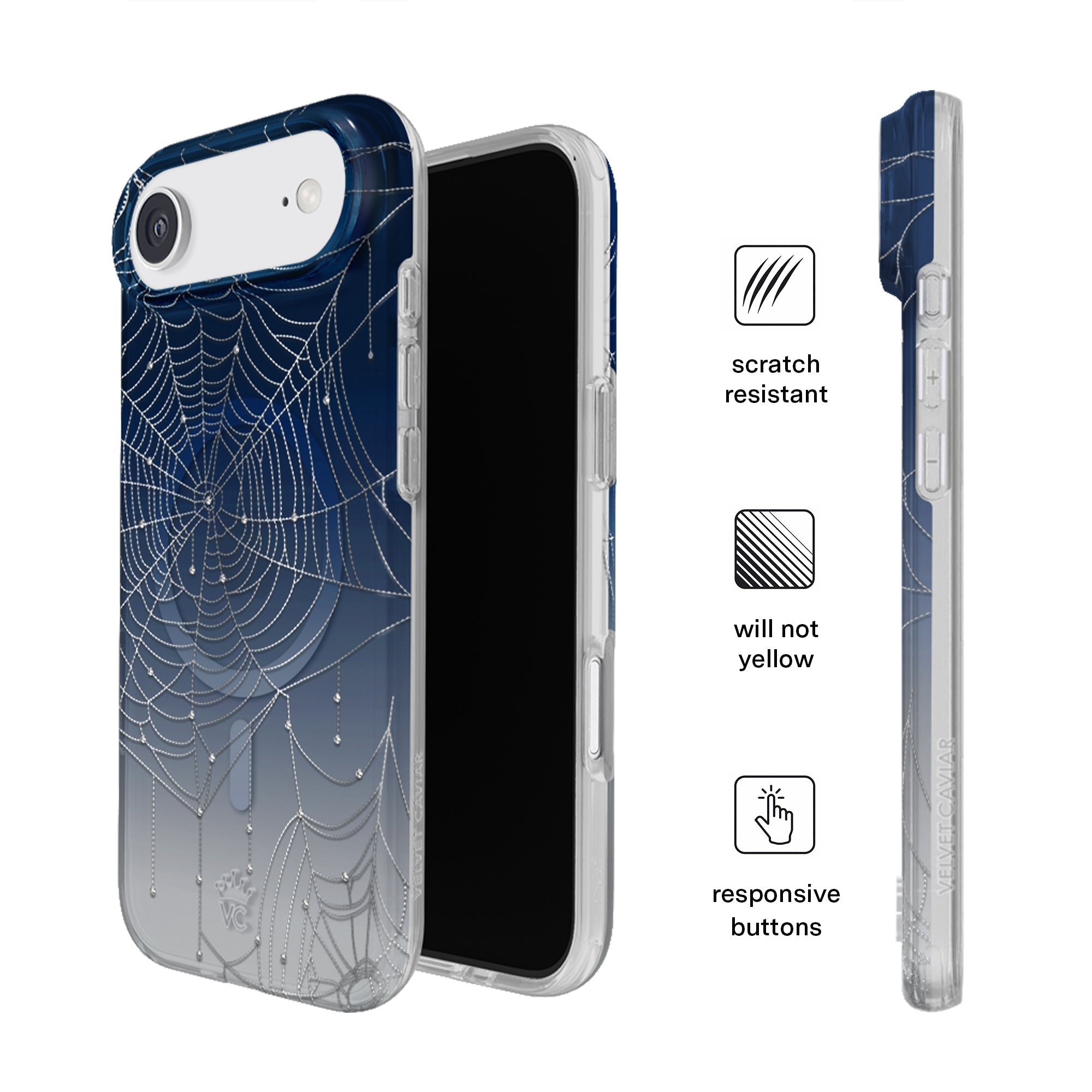 Widow's Web Crystal iPhone Case