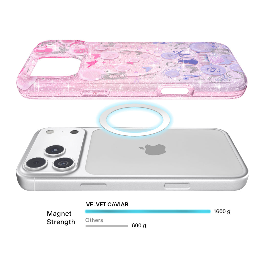 Wicked Glinda's Bubble Glitter iPhone Case