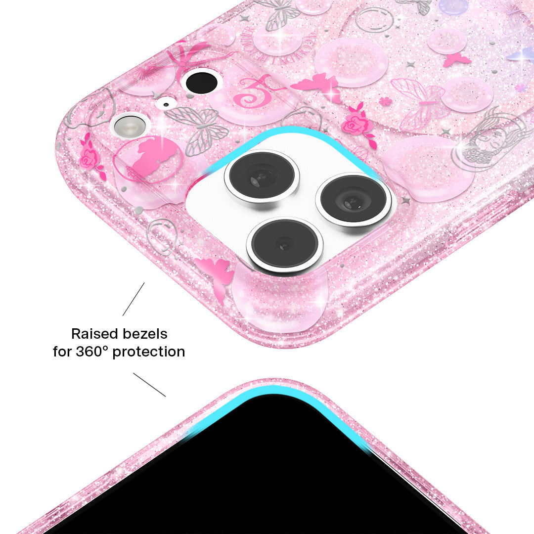 Wicked Glinda's Bubble Glitter iPhone Case