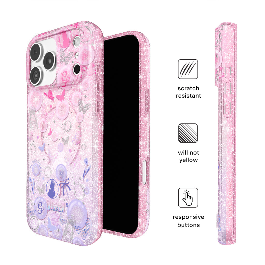 Wicked Glinda's Bubble Glitter iPhone Case