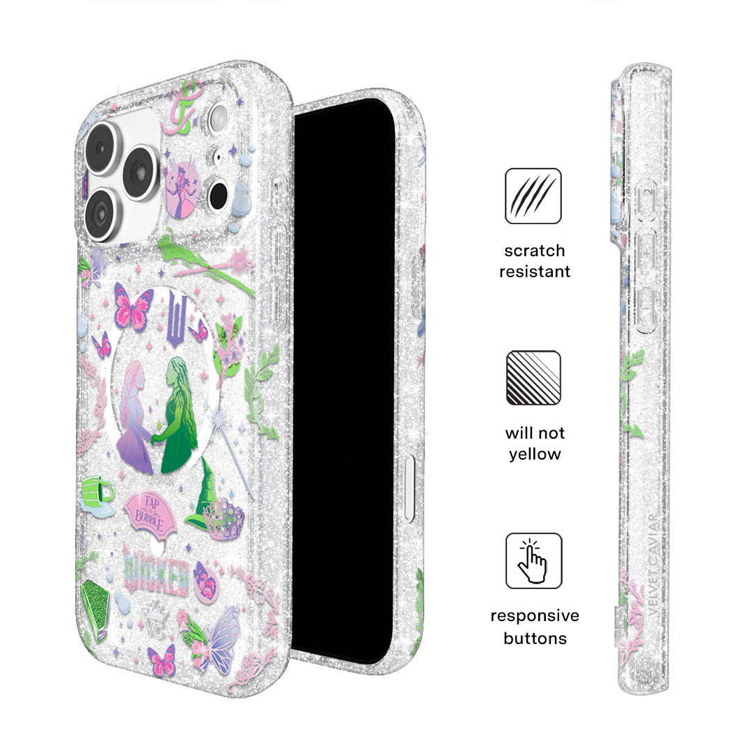 Wicked For Good Glitter iPhone Case