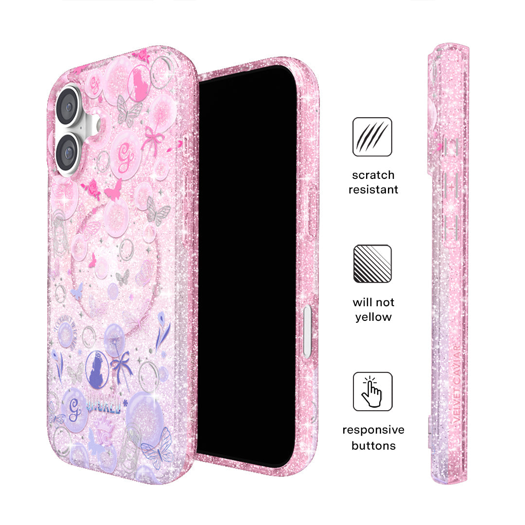 Wicked Glinda's Bubble Glitter iPhone Case